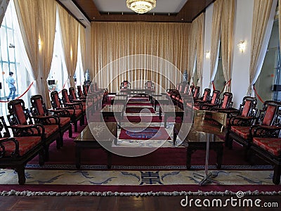 Independence Palace in Saigon/Ho-Chi-Minh-City Editorial Stock Photo